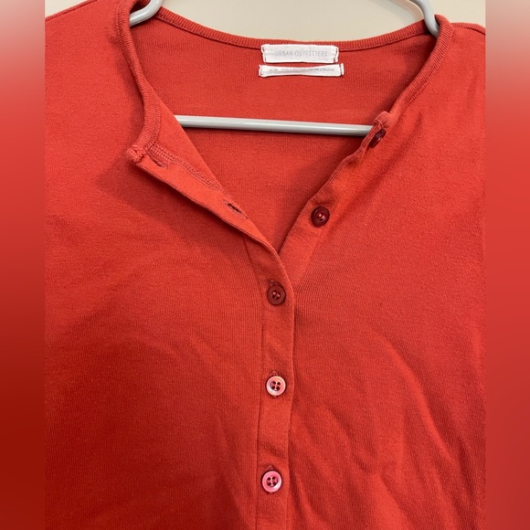 Urban Outfitters medium red cropped sweater - Picture 2 of 4